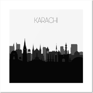 Karachi Skyline Posters and Art